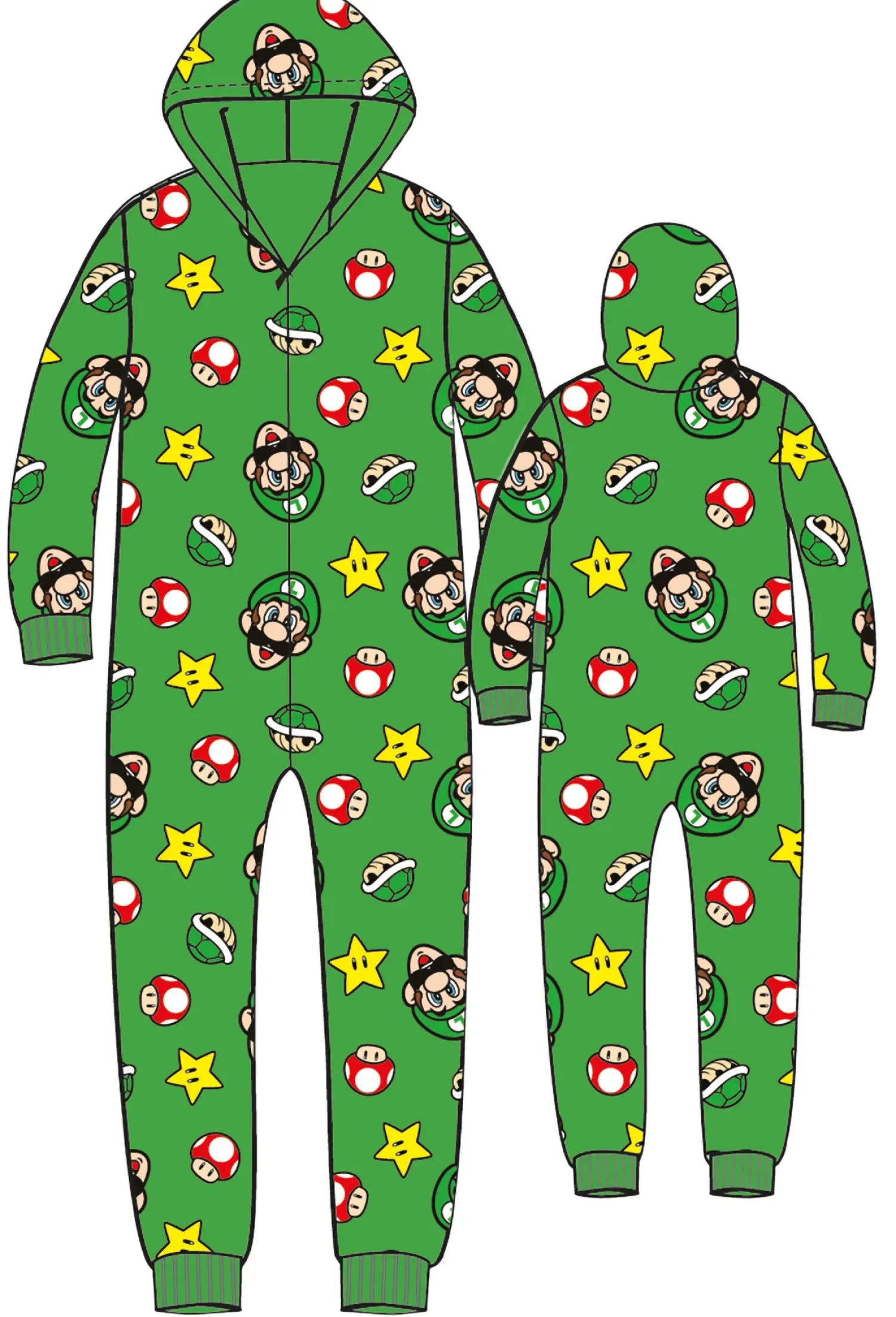 Penkkarit|Lasten Naamiaisasut>IV Beck / Amscan Europe GmbH, Dettinger Str. 148, 73230 Kirchheim/Teck, Germany, www.amscan-europe.com Adult Onesie costume Luigi L