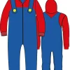 Penkkarit|Lasten Naamiaisasut>IV Beck / Amscan Europe GmbH, Dettinger Str. 148, 73230 Kirchheim/Teck, Germany, www.amscan-europe.com Adult Onesie costume Super Mario L