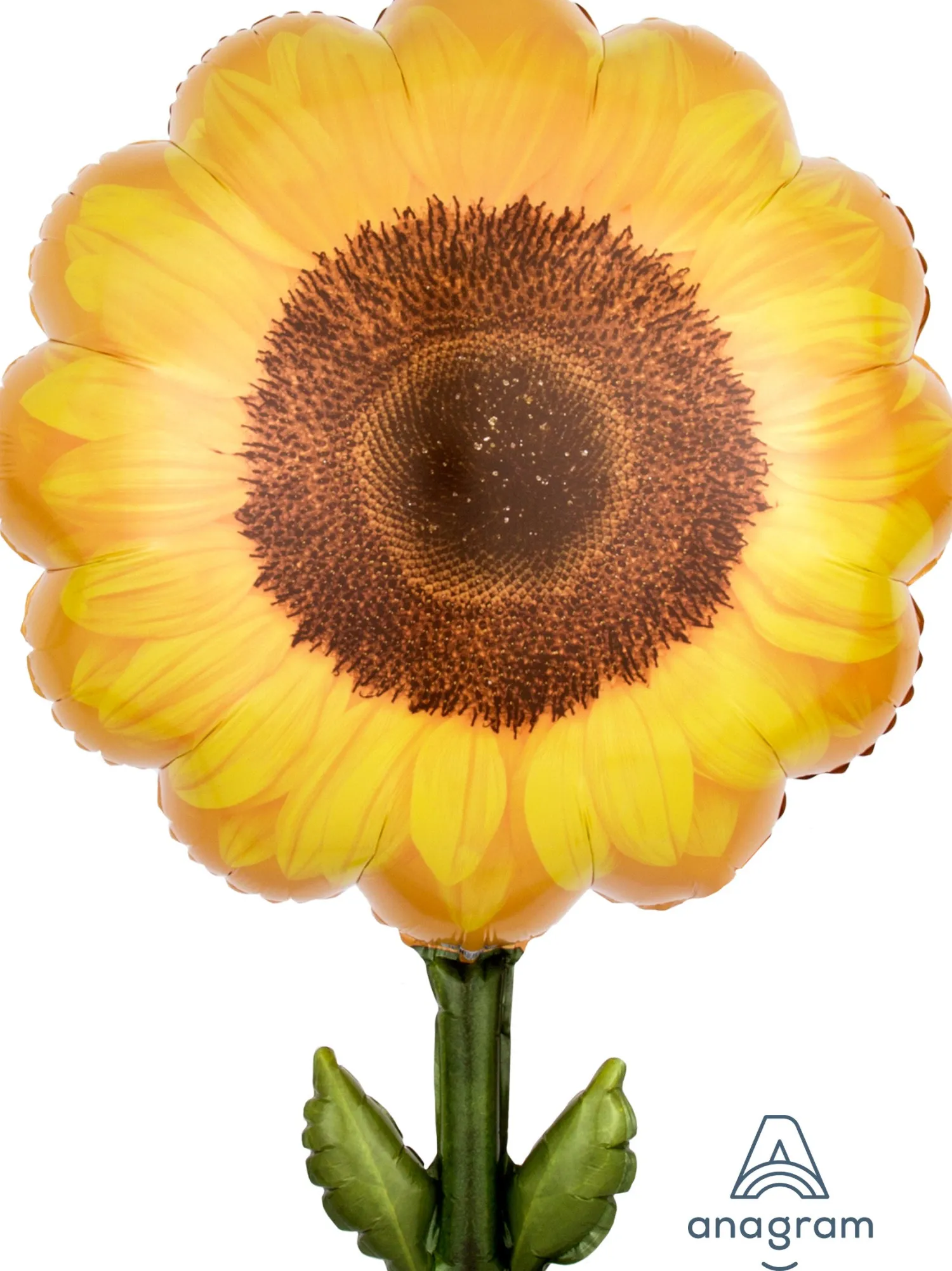 Muotofoliopallot>Anagram International Inc, 7700 Anagram Drive, MN 55344-7307, USA, http://www.anagramballoons.com/ Auringonkukka muotofoliopallo