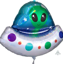 Erikoisfoliopallot|Vappu>Anagram International Inc, 7700 Anagram Drive, MN 55344-7307, USA, http://www.anagramballoons.com/ Avaruusalus erikoismuotofolio