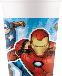 Lasit Ja Mukit>Procos S.A., 56th KLM Paleas Ethnikis, 320-11 Inofita Greece, www.procos.gr Avengers pahvimuki 200 ml 8 kpl/pkt