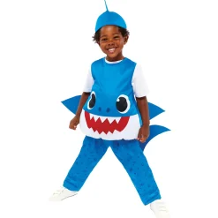 Lasten Naamiaisasut|Halloween>IV Beck / Amscan Europe GmbH, Dettinger Str. 148, 73230 Kirchheim/Teck, Germany, www.amscan-europe.com Baby Shark asu sininen 1-2 vuotta