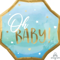 Ristiäiset Ja Nimenantojuhlat|Ristiäiset Ja Nimenantojuhlat>Anagram International Inc, 7700 Anagram Drive, MN 55344-7307, USA, http://www.anagramballoons.com/ Baby vaaleansininen muotofoliopallo