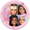 Lautaset|Barbie>Juhlamaailma Barbie suuri pahvilautanen 23 cm 8 kpl/pkt