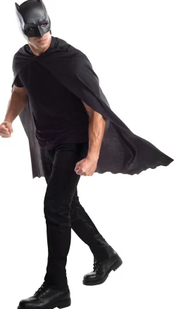Halloween|Viitat Ja Kaavut>Rubies Netherlands b.v., Heldenseweg 25A, 6086 PD Neer, www.rubies.com Batman viitta ja maski aikuisille