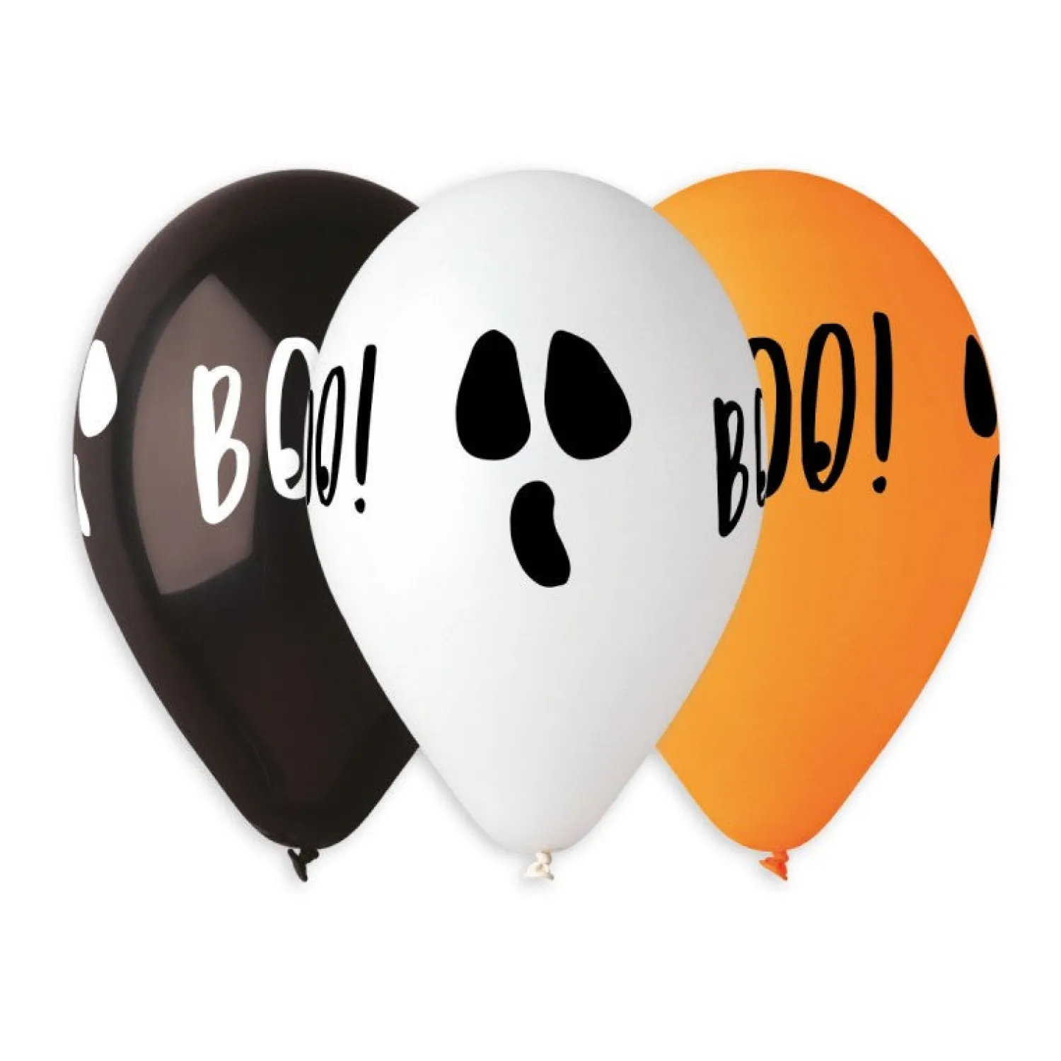 Halloween>Ilmapallokeskus Balloon Center Oy Part of Toyrock Group, Tiilipojanlenkki 9, 01720 VANTAA, www.ilmapallokeskus.fi Boo! ilmapallot 30 cm 5 kpl/pss