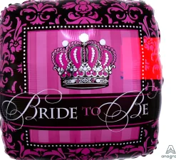 Pienet Foliopallot>Anagram International Inc, 7700 Anagram Drive, MN 55344-7307, USA, http://www.anagramballoons.com/ Bride to Be foliopallo