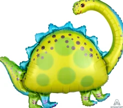 Muotofoliopallot>Anagram International Inc, 7700 Anagram Drive, MN 55344-7307, USA, http://www.anagramballoons.com/ Brontosaurus muotofoliopallo