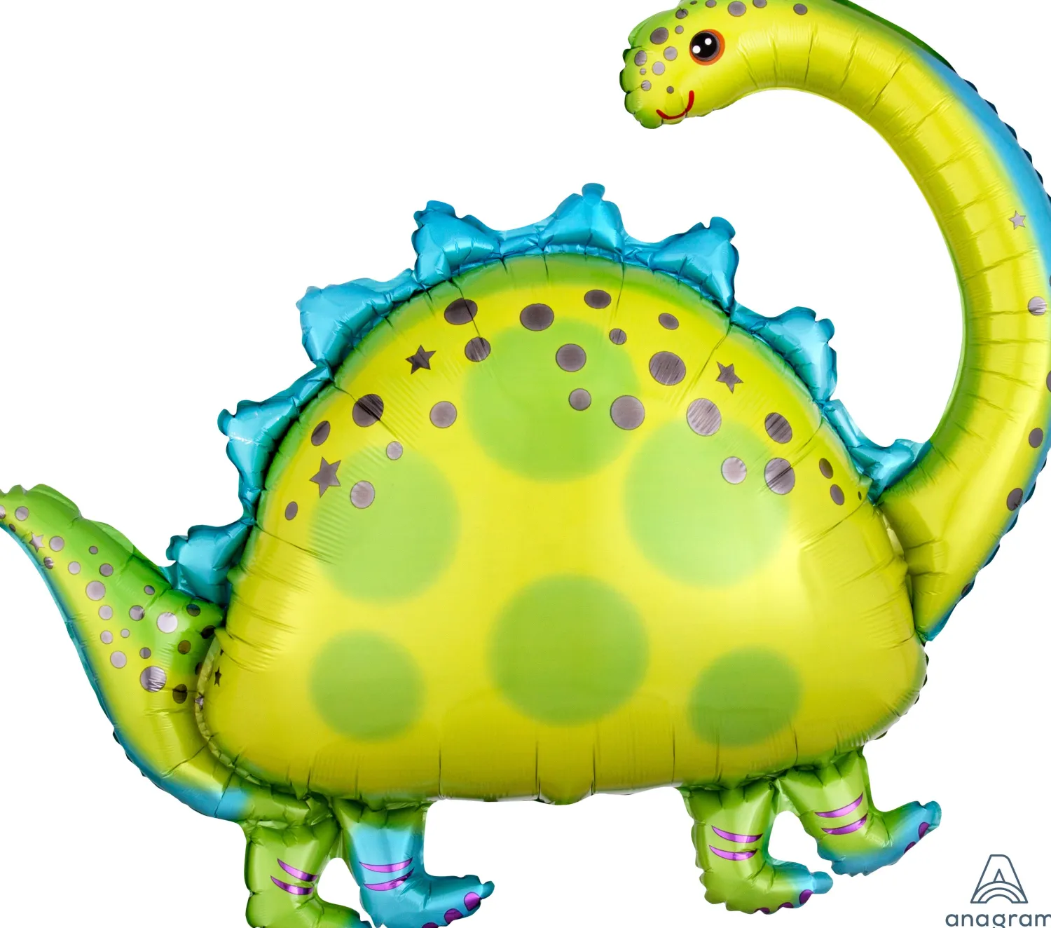 Muotofoliopallot>Anagram International Inc, 7700 Anagram Drive, MN 55344-7307, USA, http://www.anagramballoons.com/ Brontosaurus muotofoliopallo