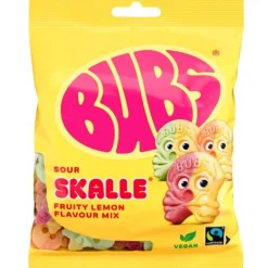 Makeiset|Muut Juhlatarvikkeet>Juhlamaailma Bubs Happamat Kallot 90g