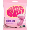 Makeiset|Muut Juhlatarvikkeet>Juhlamaailma Bubs Sour Mansikka-Vanilla Ovaalit 90g