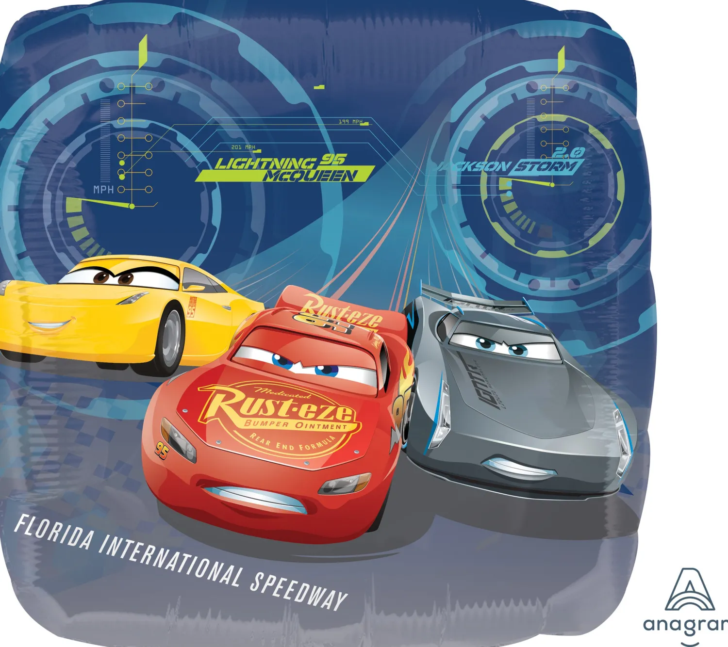 Pienet Foliopallot|Vappu>Anagram International Inc, 7700 Anagram Drive, MN 55344-7307, USA, http://www.anagramballoons.com/ Cars 3 foliopallo