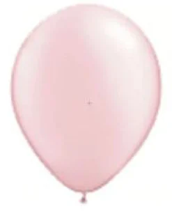 Yksiväriset Ilmapallot> 28 cm metallinhohtovaaleanpunainen ilmapallo 25 kpl/pss