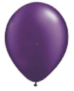 Yksiväriset Ilmapallot> 28 cm metallinhohtovioletti ilmapallo 25 kpl/pss