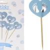 Juomatarvikkeet|Leivontakoristeet>Koopman International B.V., Distelweg 88, 1031 HH AMSTERDAM, www.koopmanint.com Cocktailtikku baby shower 20 kpl/pkt, lajitelmatuote 2 eri väriä