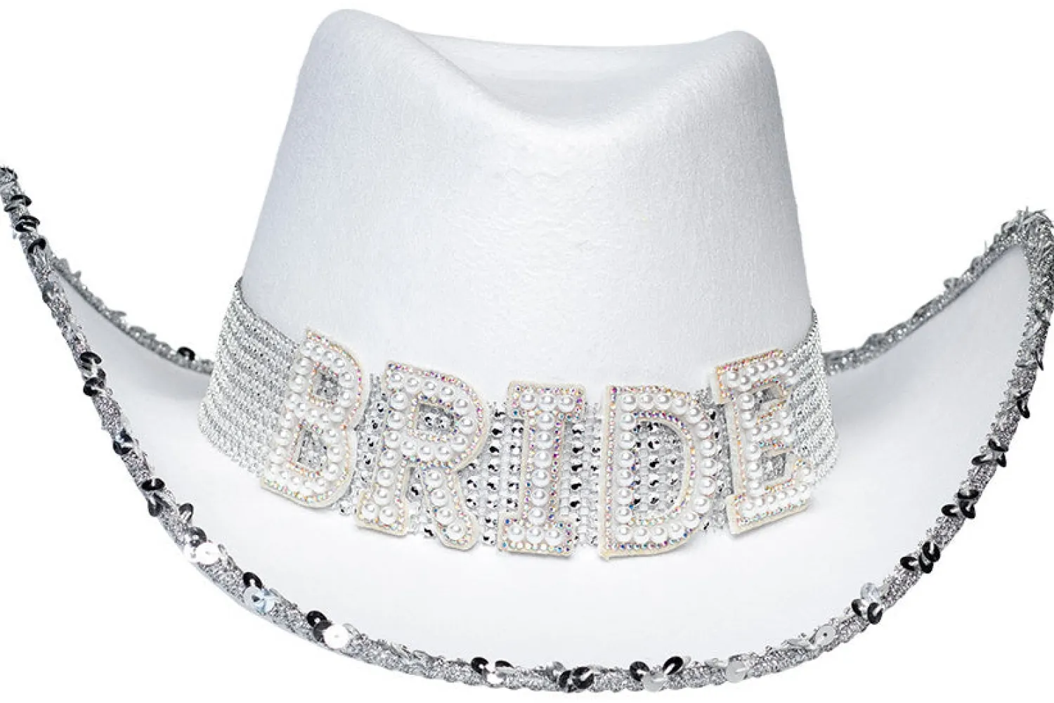 Häät|Häät>Boland Party Partners, P. O. Box 518, AK ALPHEN A/D RIJN, https://boland.eu Cowboy hattu bride valkoinen