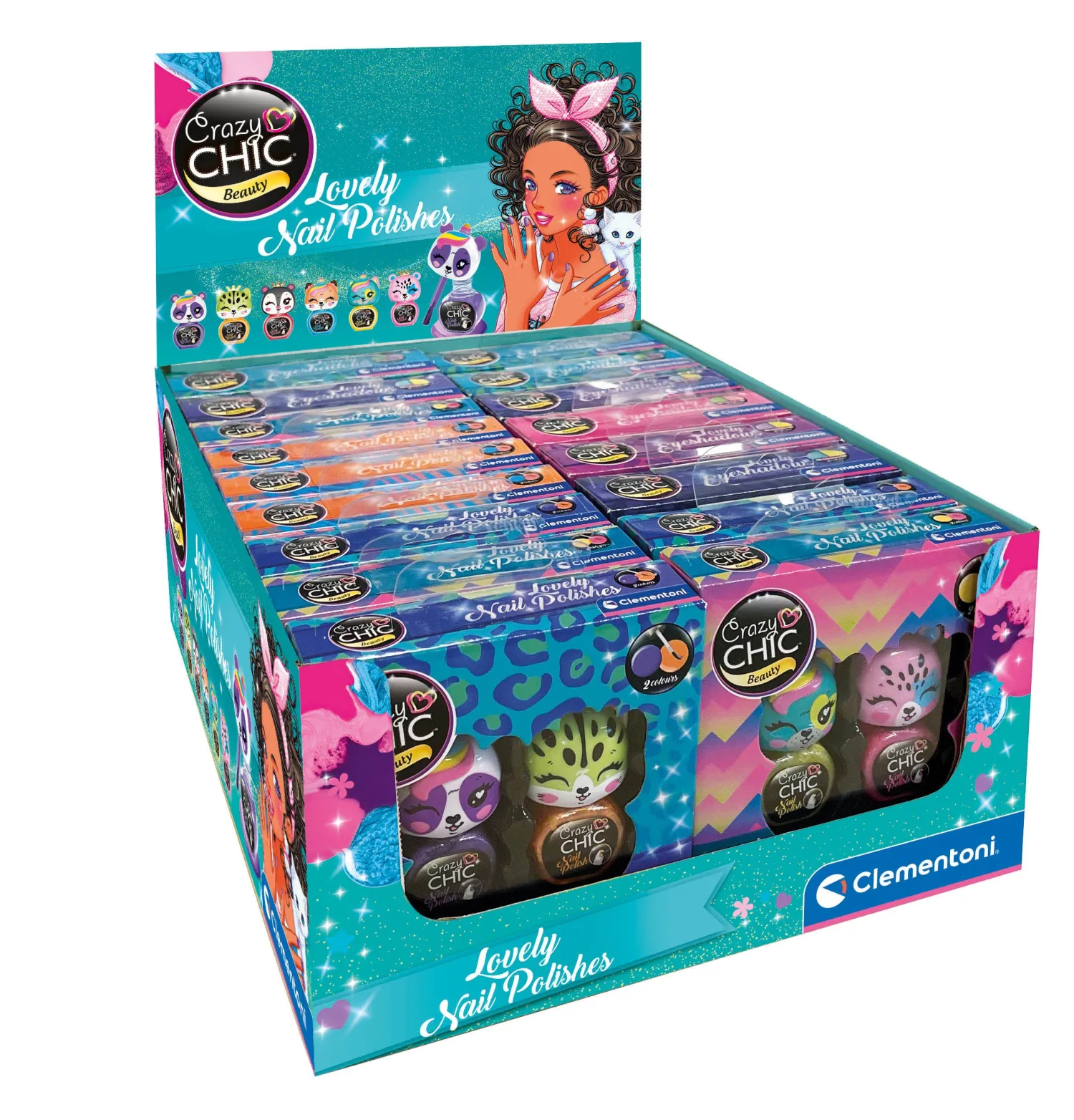 Joulu|Muut Juhlatarvikkeet>Toyrock CRAZY CHIC LOVELY ANIMALS -KYNSILAKAT 2 KPL