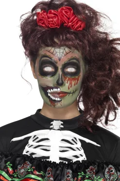 Kauhu / Day Of The Dead|Halloween>Smiffys II Ltd., New Lane, Leeds, LS11 5DZ United Kingdom, www.smiffys.com Day Of The Dead Zombi maskeeraussetti
