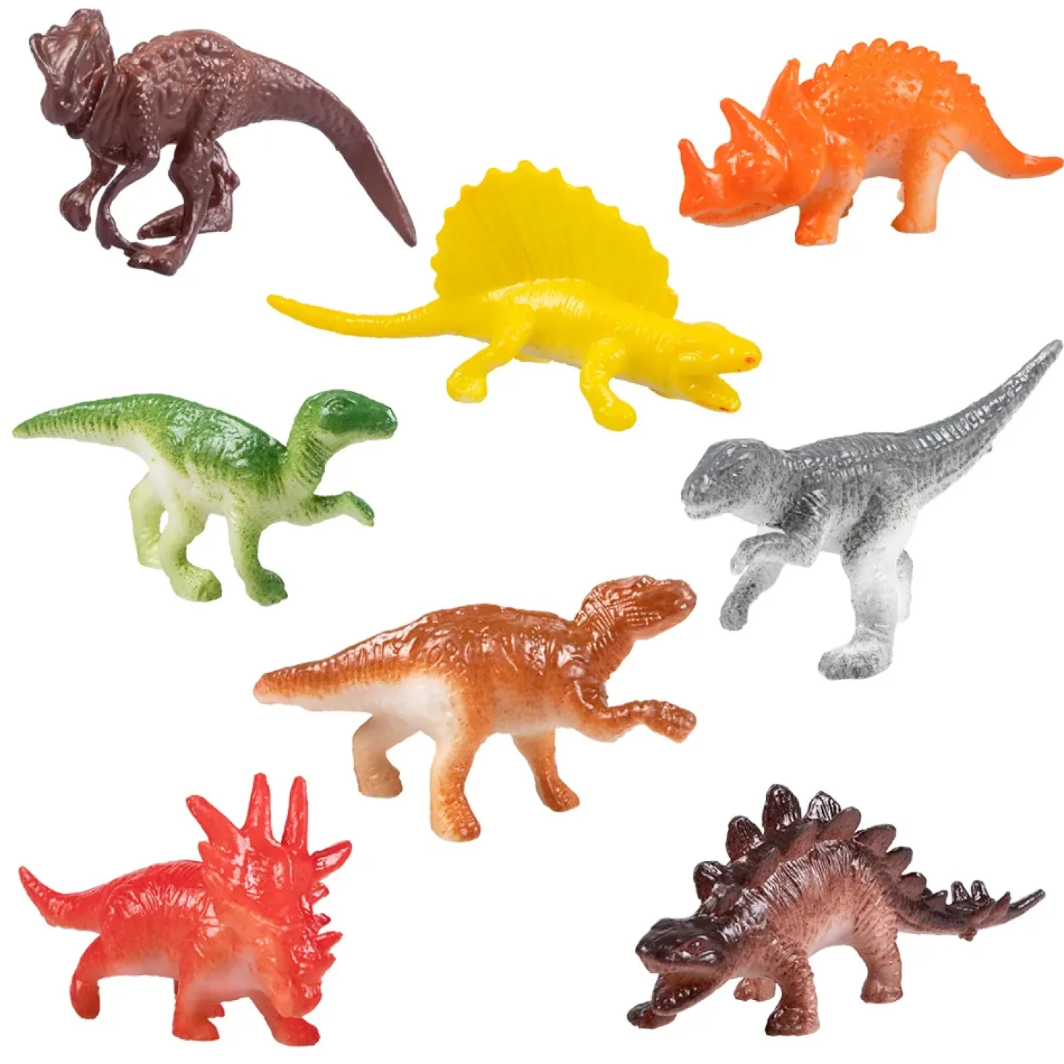 Täytteet Ja Tarvikkeet|Dinosaurukset>Boland Party Partners, P. O. Box 518, AK ALPHEN A/D RIJN, https://boland.eu Dinosaurus kaverilahjat 8 kpl/pkt