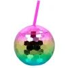 Pride|Lasit Ja Mukit>Boland Party Partners, P. O. Box 518, AK ALPHEN A/D RIJN, https://boland.eu Discopallo juomamuki pillillä sateenkaaren värinen