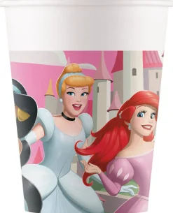 Disney Prinsessat|Lasit Ja Mukit>Juhlamaailma Disney Prinsessat juhlahetki pahvimuki 200 ml 8 kpl/pkt