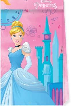 Disney Prinsessat|Herkkupussit, Kipot Ja Laatikot>Procos S.A., 56th KLM Paleas Ethnikis, 320-11 Inofita Greece, www.procos.gr Disney Prinsessat kaverilahjapussi paperinen 4 kpl/pss