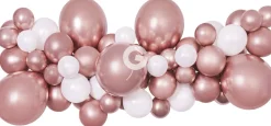 Häät|Häät>GE.MA.R.srl, Via Colle Marracone, 03034 Casalvieri (FR), www.gemar.it DIY Ilmapallokaari metallikromiruusukulta