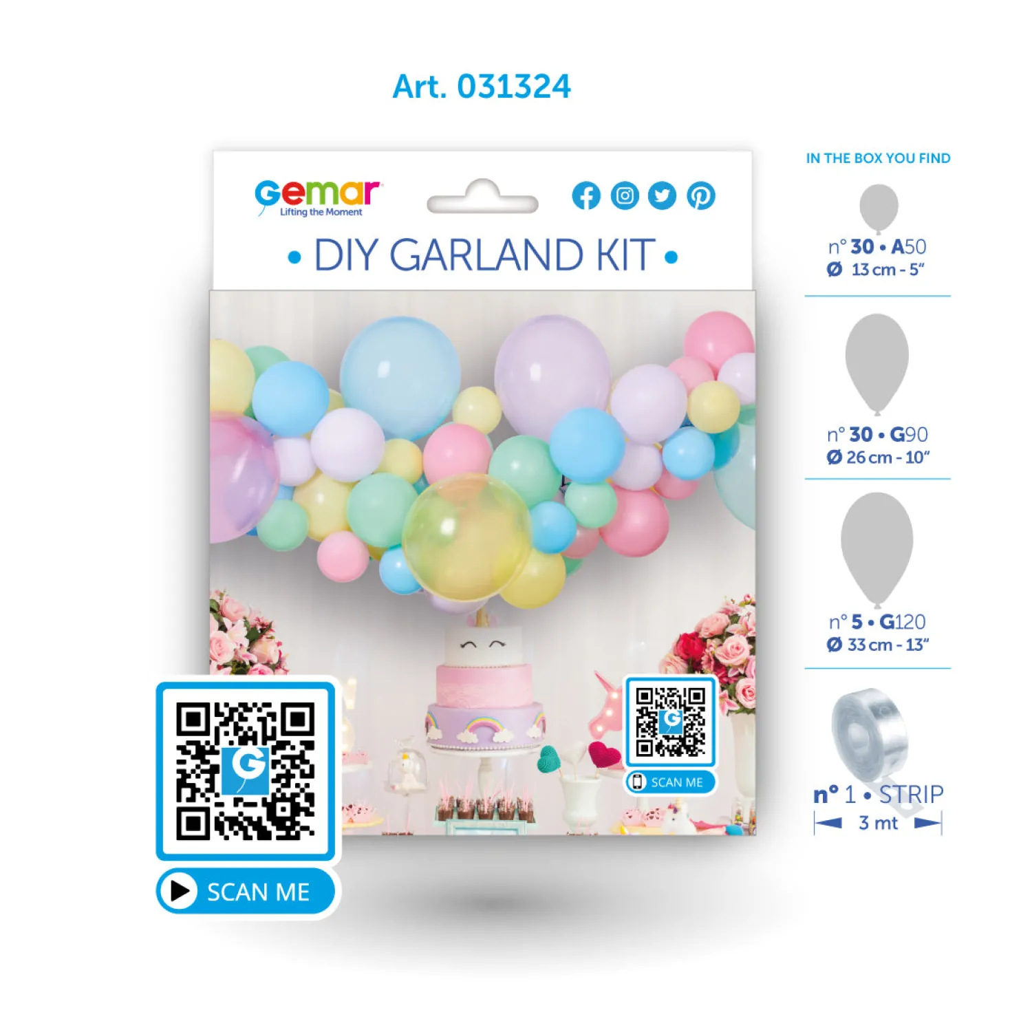Häät|Häät>GE.MA.R.srl, Via Colle Marracone, 03034 Casalvieri (FR), www.gemar.it DIY Ilmapallokaari pastellivärit