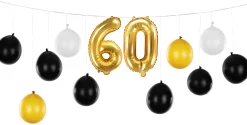 Syntymäpäivät|Syntymäpäivät>PartyDeco sp. z o.o. sp. k., ul. Kolumba 1, 70-035 Szczecin, www.partydeco.com DIY Palloköynnös 60 vuotta