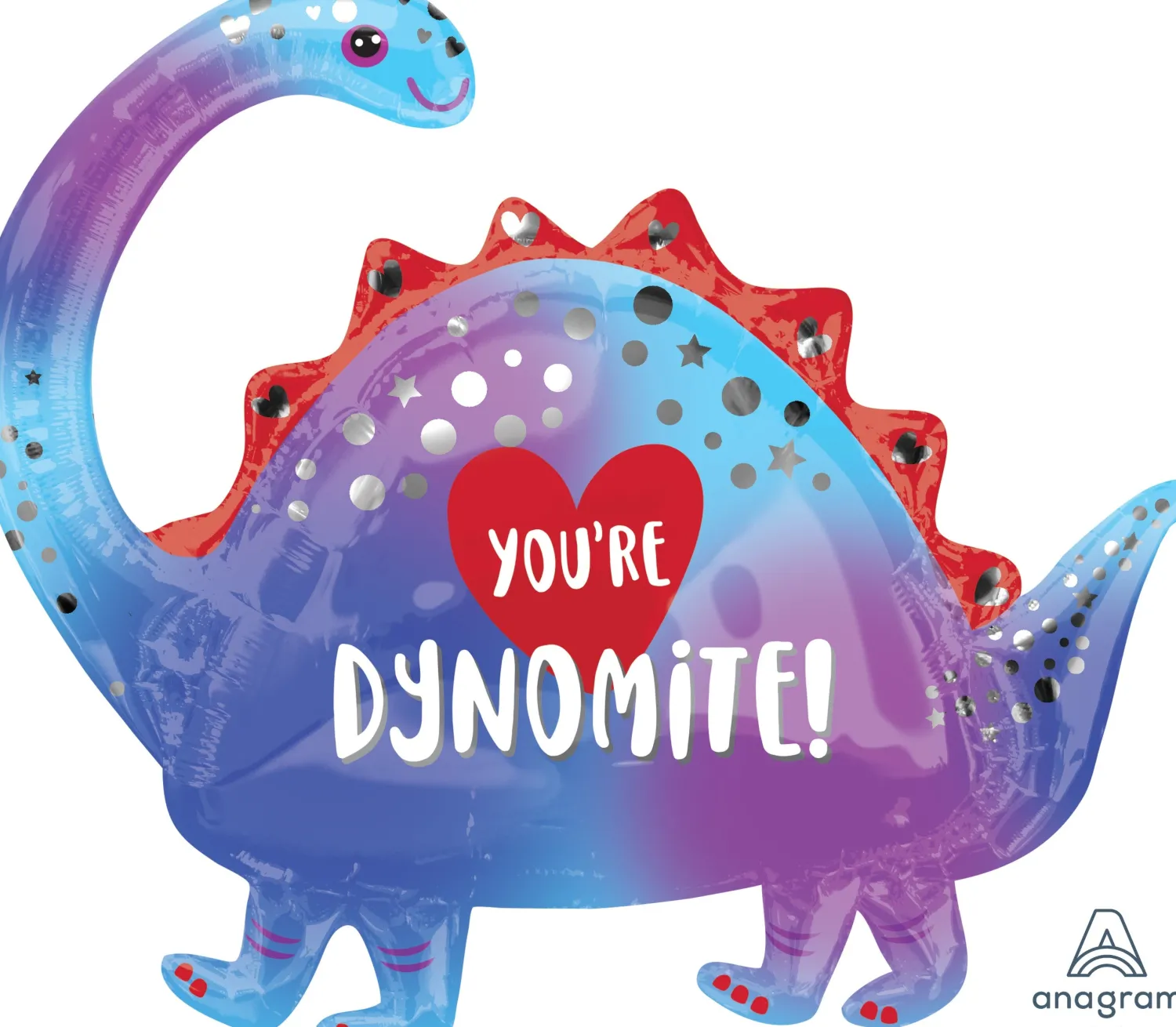 Muotofoliopallot>Anagram International Inc, 7700 Anagram Drive, MN 55344-7307, USA, http://www.anagramballoons.com/ Dynomite T-Rex muotofoliopallo