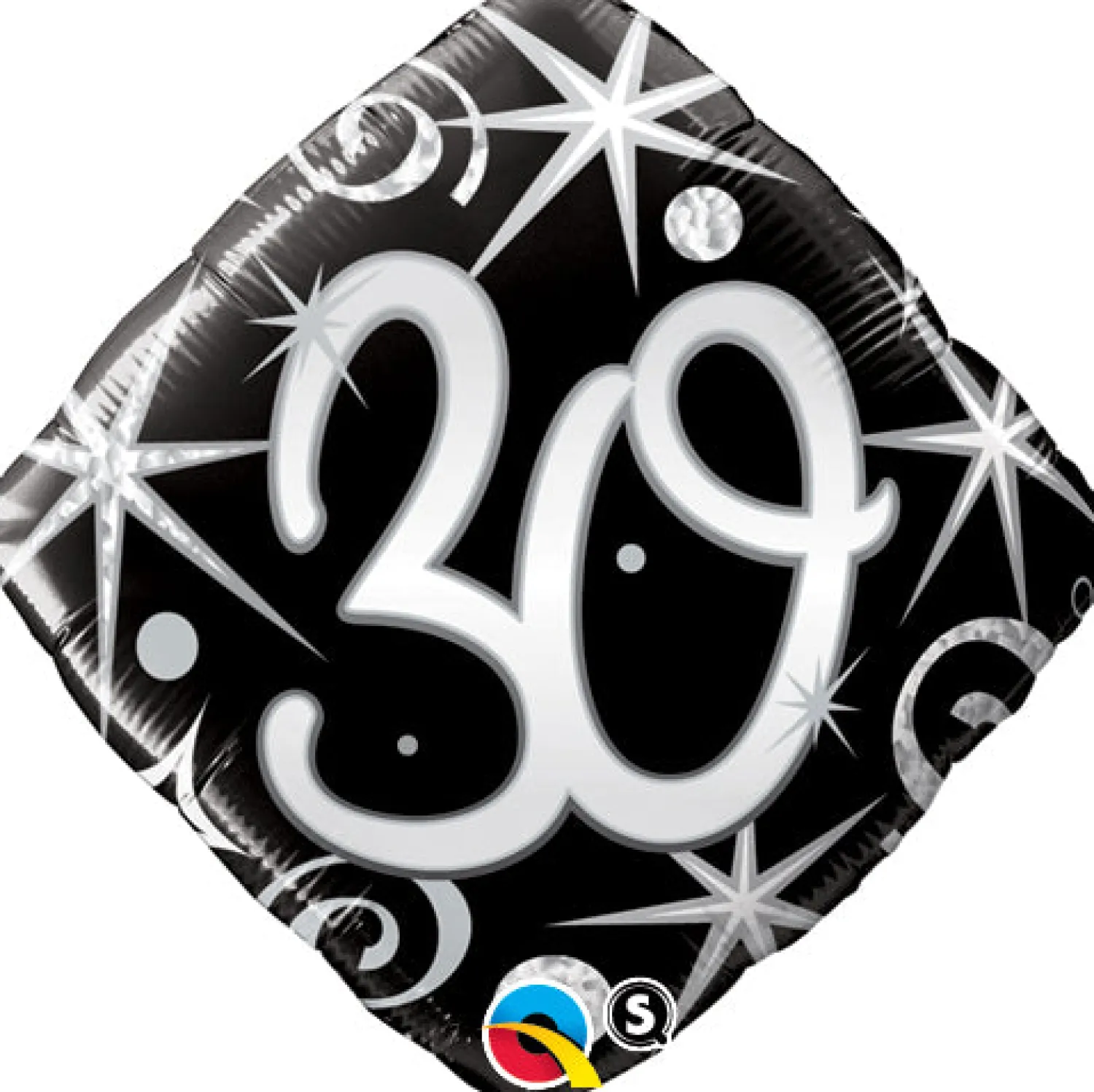 Syntymäpäivät|Syntymäpäivät> Elegantti numero "30" foliopallo