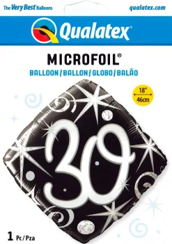Syntymäpäivät|Syntymäpäivät> Elegantti numero "30" foliopallo