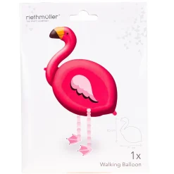 Kävelevät Foliopallot>Riethmüeller Flamingo kävelevä foliopallo