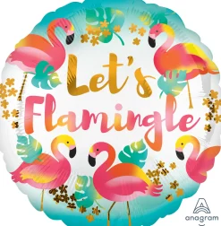 Pienet Foliopallot>Anagram International Inc, 7700 Anagram Drive, MN 55344-7307, USA, http://www.anagramballoons.com/ Flamingot foliopallo