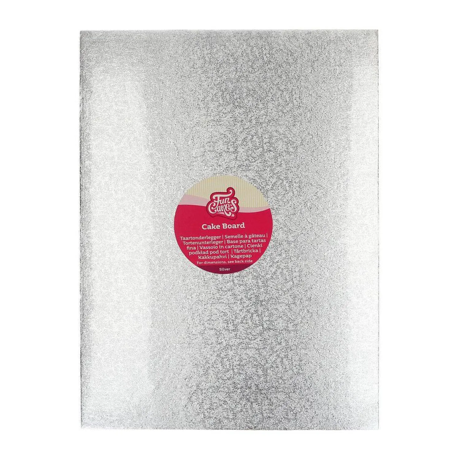 Kakkualustat Ja Leivoslaatikot|Muut Juhlatarvikkeet>Confetti Oy, Moukarikuja 4 C 1, 4300 TUUSULA, www.confetti.fi FunCakes kakkualusta, suorakaide 40,5 x 30,5 cm