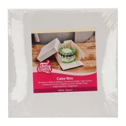 Kakkualustat Ja Leivoslaatikot|Muut Juhlatarvikkeet>Confetti Oy, Moukarikuja 4 C 1, 4300 TUUSULA, www.confetti.fi Funcakes kakkulaatikko 20 x 20 x 15 cm