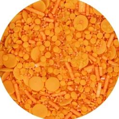 Kakkukuvat Ja Syötävät Koristetarrat|Muut Juhlatarvikkeet>Confetti Oy, Moukarikuja 4 C 1, 4300 TUUSULA, www.confetti.fi FunCakes koristeraemix, oranssi