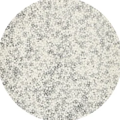 Kakkukuvat Ja Syötävät Koristetarrat|Muut Juhlatarvikkeet>Confetti Oy, Moukarikuja 4 C 1, 4300 TUUSULA, www.confetti.fi FunCakes nonparelli, hopea-valkoinen