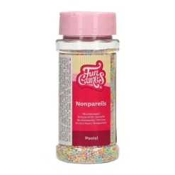Kakkukuvat Ja Syötävät Koristetarrat|Muut Juhlatarvikkeet>Confetti Oy, Moukarikuja 4 C 1, 4300 TUUSULA, www.confetti.fi FunCakes nonparelli, pastellimix