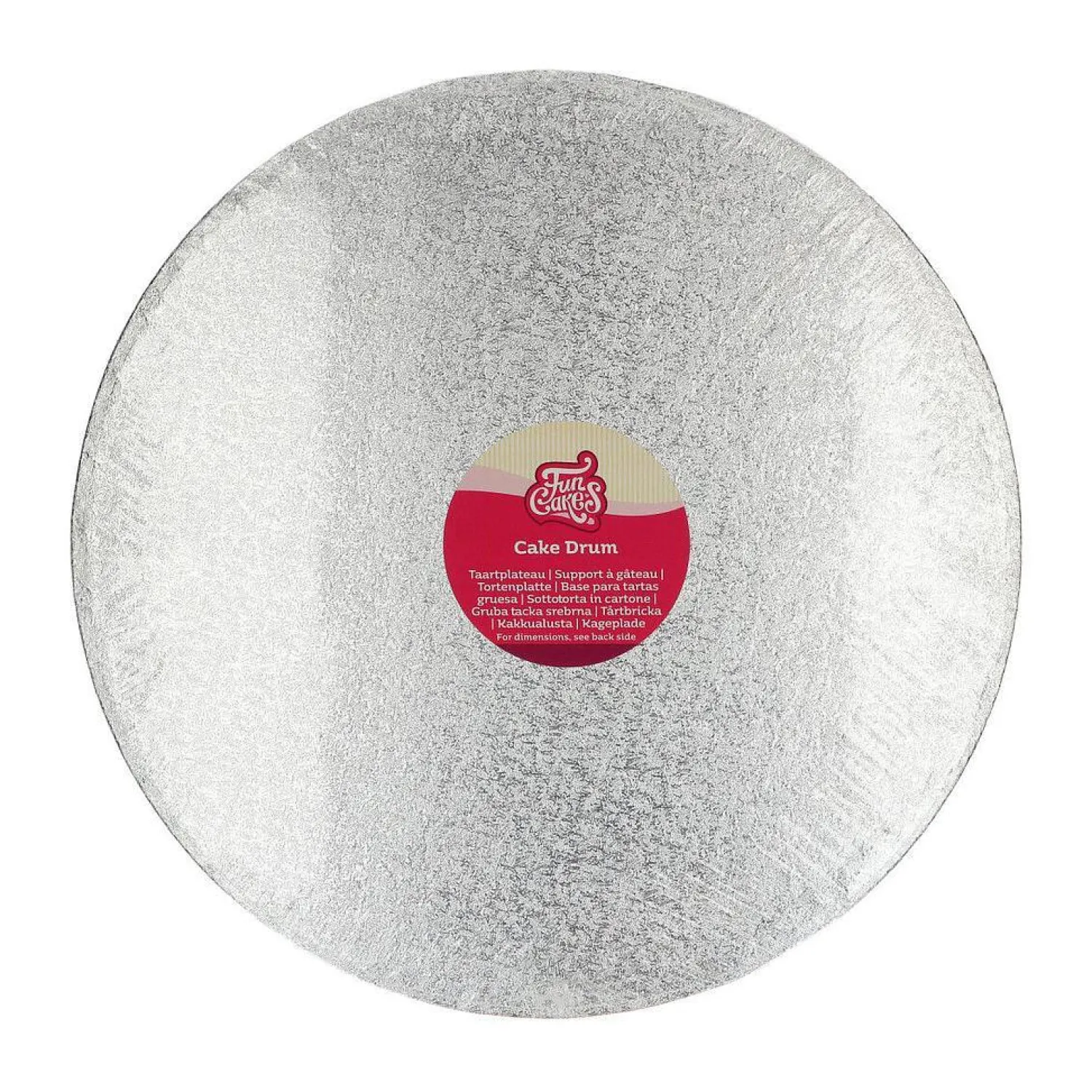 Kakkualustat Ja Leivoslaatikot|Muut Juhlatarvikkeet>Confetti Oy, Moukarikuja 4 C 1, 4300 TUUSULA, www.confetti.fi FunCakes paksu kakkualusta, 38 cm