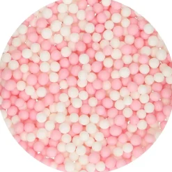 Kakkukuvat Ja Syötävät Koristetarrat|Muut Juhlatarvikkeet>Confetti Oy, Moukarikuja 4 C 1, 4300 TUUSULA, www.confetti.fi FunCakes pehmeä sokerihelmi, pinkki-valkoinen