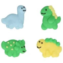 Leivontakoristeet|Kakkukuvat Ja Syötävät Koristetarrat>Confetti Oy, Moukarikuja 4 C 1, 4300 TUUSULA, www.confetti.fi FunCakes syötävä koriste, dinosaurus 12 kpl