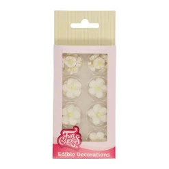 Häät|Häät>Confetti Oy, Moukarikuja 4 C 1, 4300 TUUSULA, www.confetti.fi FunCakes syötävä koriste, kukkalajitelma valkoinen/keltainen