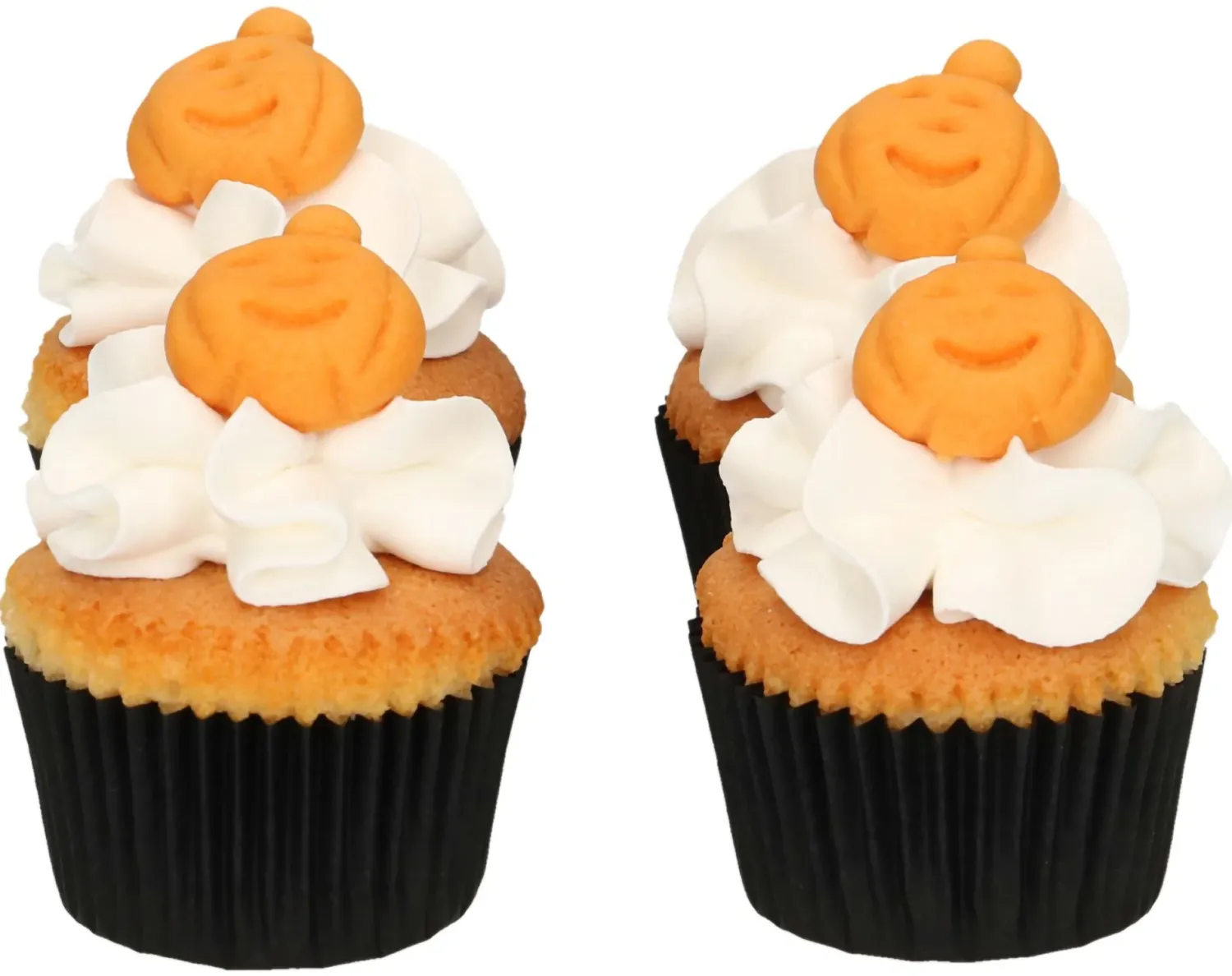 Halloween|Leivontakoristeet>Juhlamaailma FunCakes syötävä koriste, kurpitsa 12 kpl/pkt
