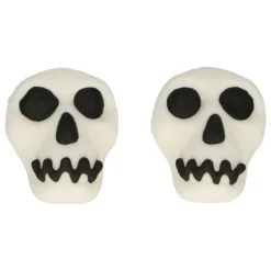 Halloween|Leivontakoristeet>Confetti Oy, Moukarikuja 4 C 1, 4300 TUUSULA, www.confetti.fi FunCakes syötävä koriste, pääkallot 8 kpl