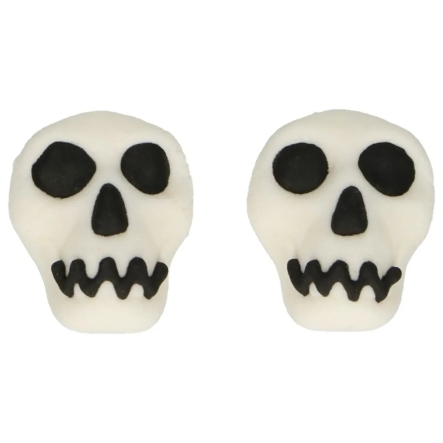 Halloween|Leivontakoristeet>Confetti Oy, Moukarikuja 4 C 1, 4300 TUUSULA, www.confetti.fi FunCakes syötävä koriste, pääkallot 8 kpl