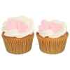 Häät|Häät>Confetti Oy, Moukarikuja 4 C 1, 4300 TUUSULA, www.confetti.fi FunCakes syötävä koriste, vaaleanpunaiset sydämet 8 kpl