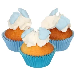 Leivontakoristeet|Kakkukuvat Ja Syötävät Koristetarrat>Confetti Oy, Moukarikuja 4 C 1, 4300 TUUSULA, www.confetti.fi FunCakes syötävä koriste, vaaleansiniset varpaat 16kpl