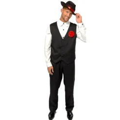 Penkkarit|Aikuisten Naamiaisasut>IV Beck / Amscan Europe GmbH, Dettinger Str. 148, 73230 Kirchheim/Teck, Germany, www.amscan-europe.com Gangsteri aikuisten naamiaisasu