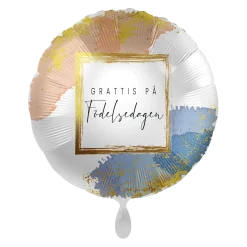 Pienet Foliopallot>Premioloon Grattis på födelsedagen foliopallo